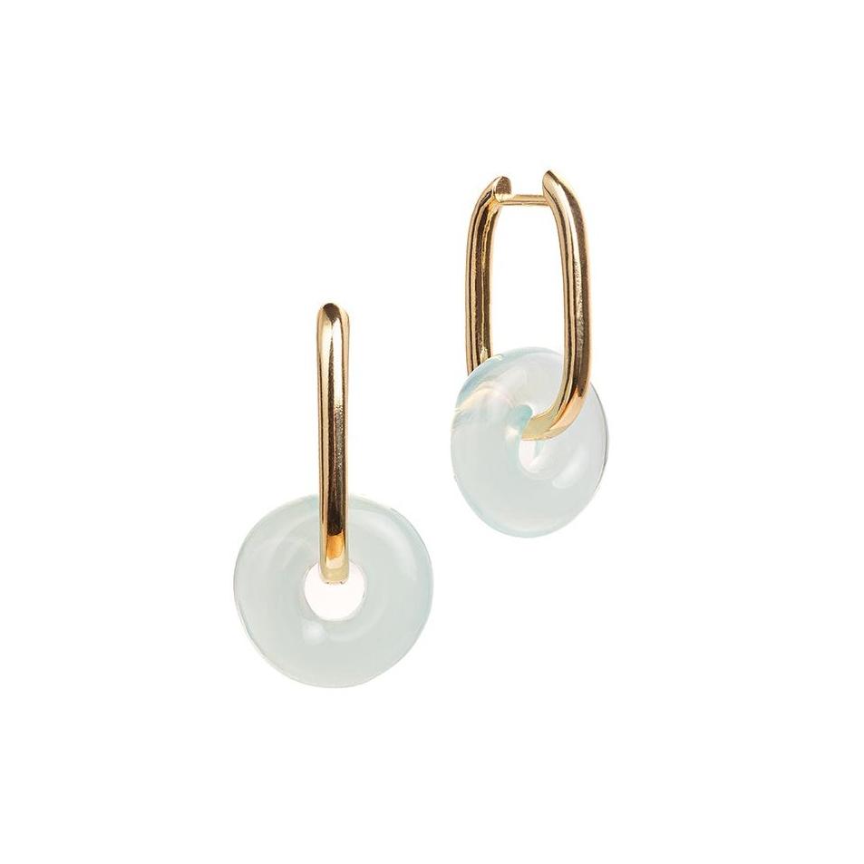 Maya earrings in mint green