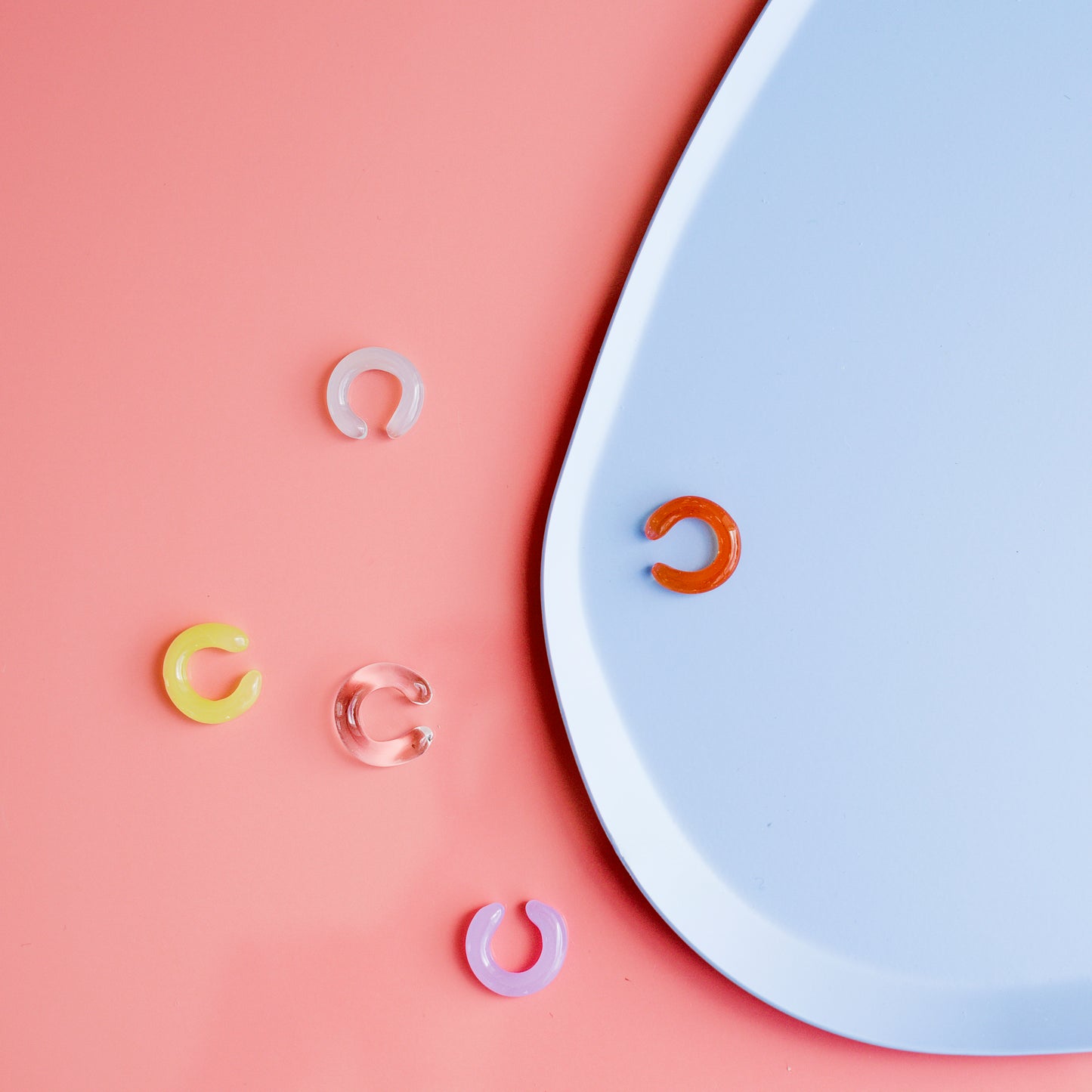 Ava ear cuff in blue