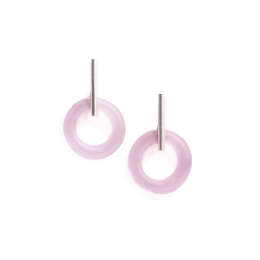 Emma earrings - candy pink