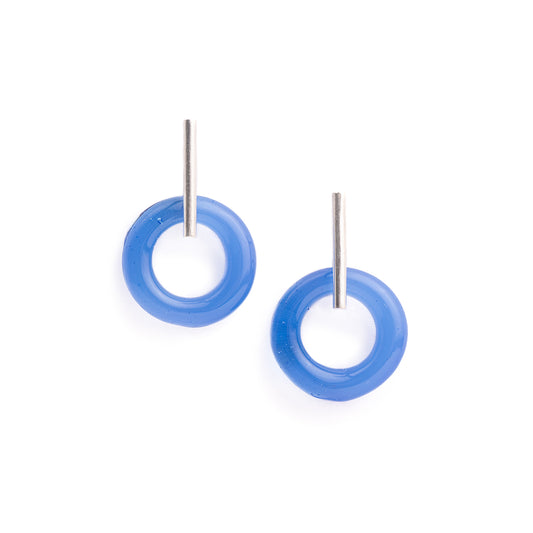 Emma earrings in bright blue