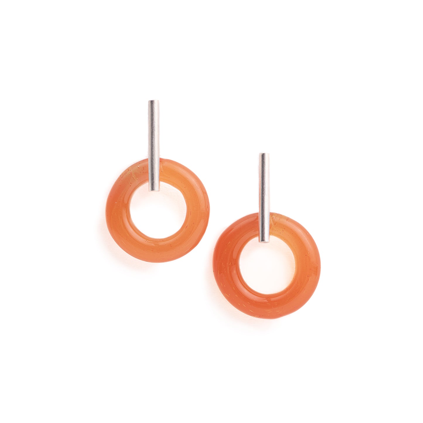 Emma earrings in orange