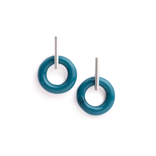Emma earrings - teal
