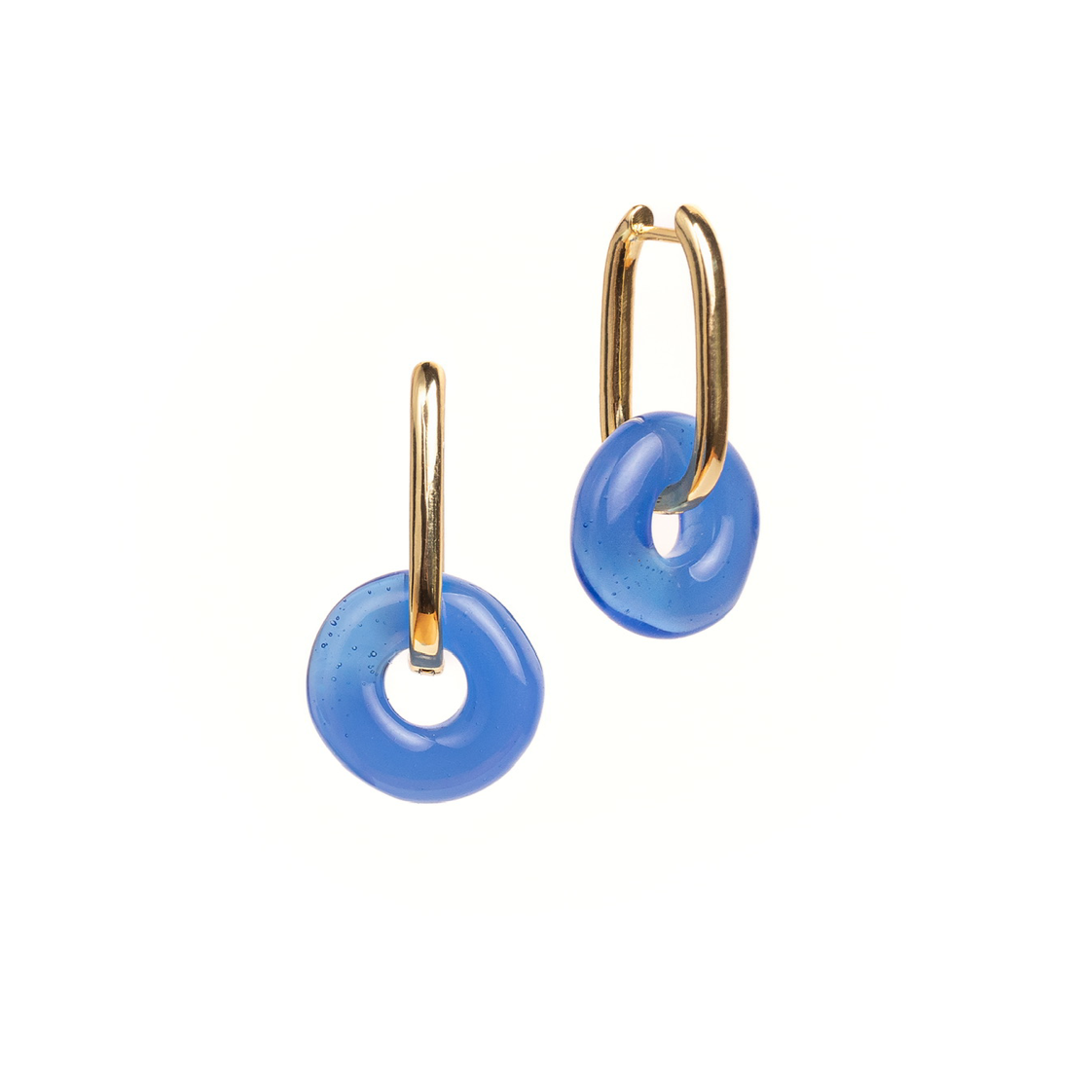 Maya earrings in bright blue