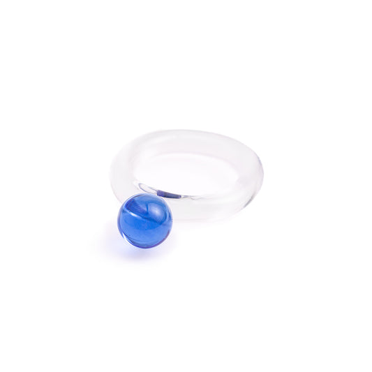 Bella ring in bright blue