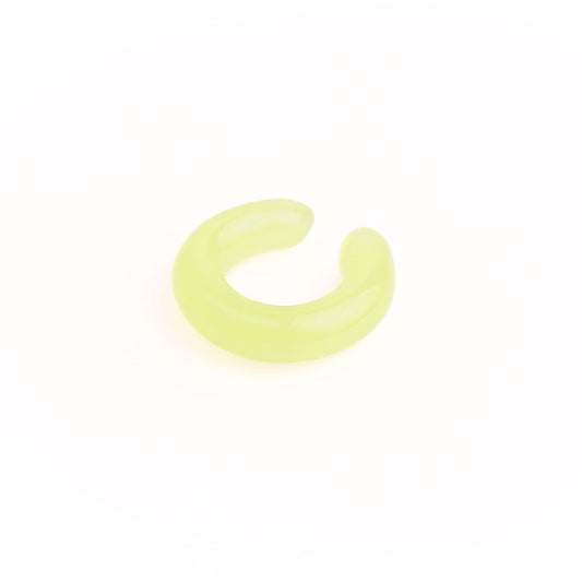 Ava ear cuff neon yellow