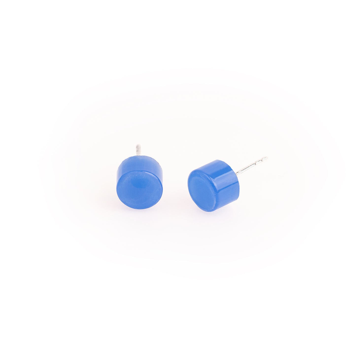 Confetti earrings in bright blue