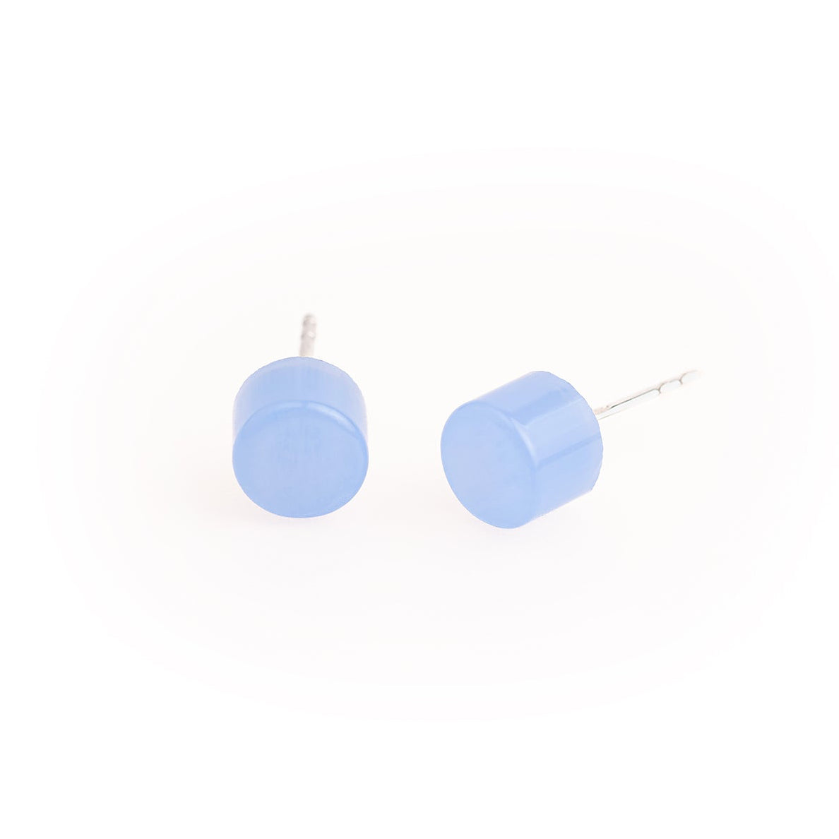 Confetti earrings in aqua blue