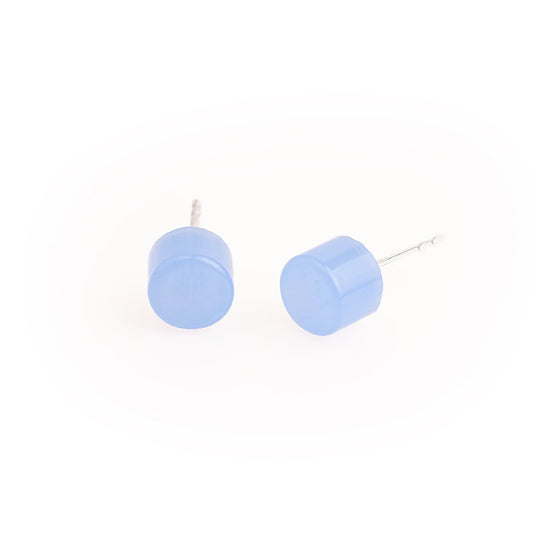 Confetti earrings in aqua blue