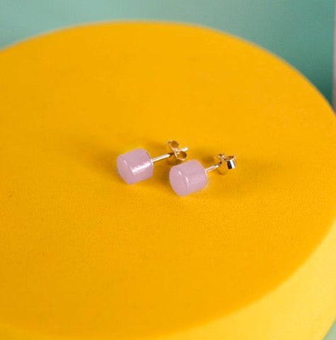 Confetti earrings in orange