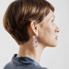 Leia earrings-electric purple