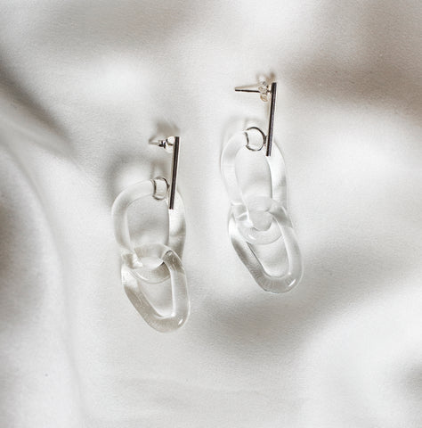 Leia earrings-transparent