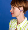 Ava ear cuffs in blue