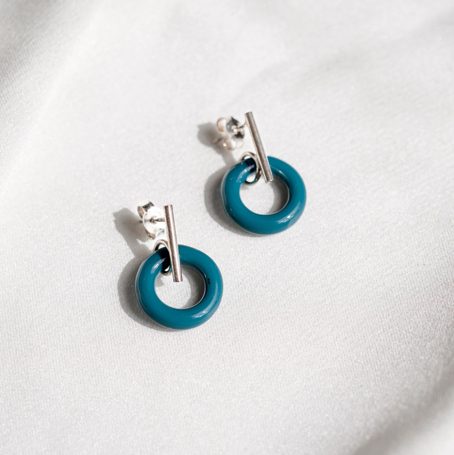 Emma earrings - teal